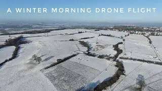 A Winter Morning Drone Flight. DJI Mini 5 Pro