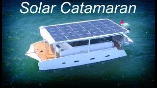 Aquanima 40: Amazing Solar Powered Catamaran: Solar Eclipse