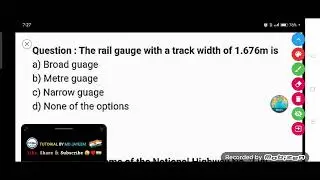 The rail gauge with a track width of 1.676 m is :-