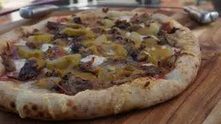 Wood-Fired Pizza: Cubano Pizza Baked in a Pizza Oven