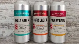 Пивные новинки из магазина Красное&Белое. Saku Antvark Dark Lager, Cherry brew, India Pale Ale(IPA)