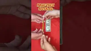 Easy Magic Trick Revealed Bill and Pencil #shorts