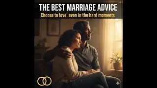 The Best Marriage Advice EVER Choose to love each other, even in the hard moments