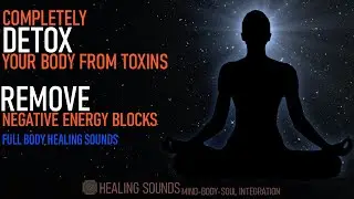 Completely Detox Your Body from Toxins | Remove Negative Energy Blocks | Full Body Healing Sounds