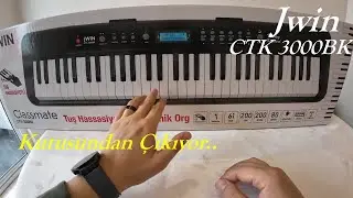 Jwin Piano 3000 | CTK 3000BK | Tuş Hassasiyetli ORG- 61 Tuşlu