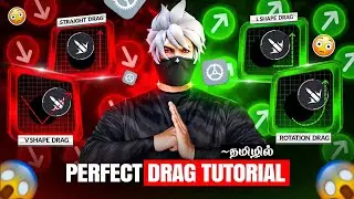 Only Pro Players Use This Drag Styles😈😈 /Free Fire Headshot Secret Tamil🤝