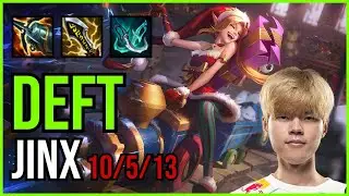 DEFT - JINX vs SAMIRA ADC - KR Grandmaster - Patch 11.6