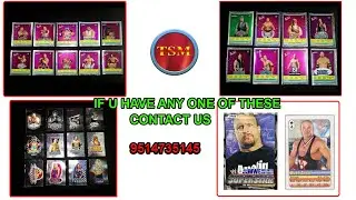 IF U HAVE THESE OLD  WWE STICKERS OR CARDS | CONTACT ME !!!!!