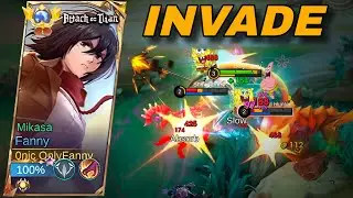 Fanny Destroyed The Lobby | Solo High Hard Mode Gameplay | Global player Build #mobilelegends