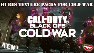 COD Black Ops Cold War PS5 Hi Res Texture Packs for Multiplayer Zombies