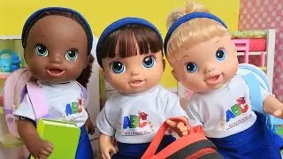 Rotina Para a Escola | Malu, Duda e Ive - Lilly Doll