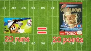 Tecmo SuperBowl but I have to score the same as Google Baseball 