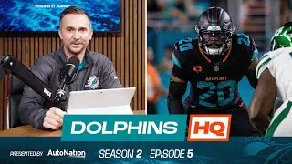 Linebacker Jordyn Brooks joins Dolphins HQ to talk week 4 win vs Jets | Miami Dolphins