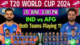 India vs Afghanistan Playing 11 Comparison | Ind vs Afg Playing 11 2024