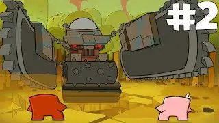 Super Meat Boy Forever Walkthrough Chipper Grove Boss Battle