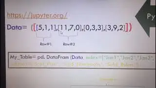 Create a Table in Python - without Excel