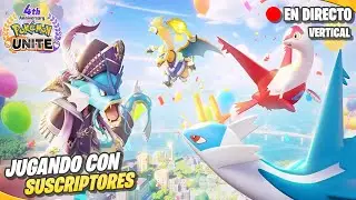 🔴 Jugando con Subs en Pok&eacute;mon Unite | Nintendo Switch 2 Vertical #Pokemon
