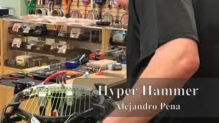 Time Lapse: How to String a Wilson Hyper Hammer Tennis Racquet (Alejandro Pena)