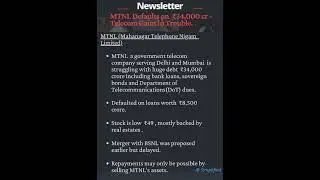 MTNL India Defaults on ₹34,000 Cr -Telecom Giant in Trouble