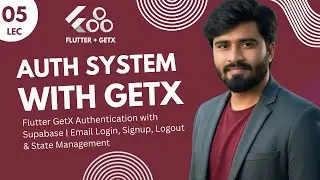 5- Flutter GetX Authentication with Supabase | Email Login, Signup, Logout & State Management