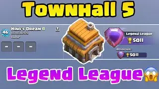Townhall 5 nakaabot sa LEGEND LEAGUE, Pero paano?