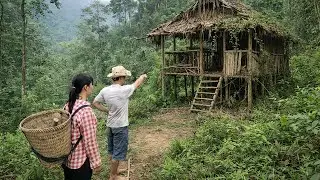 Full Video: Restoring abandoned houses as shelters and building new homes in the forest.