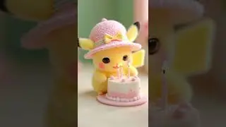 Pikachu&rsquo;s Birthday Cake 🎂⚡ Moment &ndash; So Cute! 💛 #pikachu #pokemon #ai