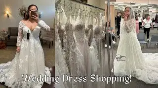 Let's go WEDDING DRESS SHOPPING! | Size 14 Say Yes to the Dress!