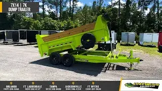 7x14 AMP TRAILERS DUMP Trailer offered by Load Runner Trailers