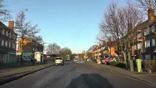 Driving Along Grenville Road, Gresham Road & Burleigh Road, Dines Green, Worcester, England