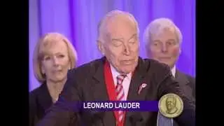 Evelyn & Leonard Lauder: 2011 Medal Recipients
