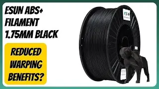 REVIEW (2026): eSUN ABS+ Filament 1.75mm Black. Features