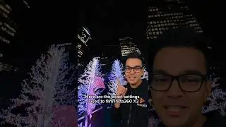 Лучшие настройки ночной съёмки для Insta360 X3 📹🌚