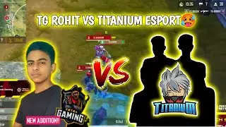 TG ROHIT 1 V 4 VS TITANIUM ESPORTS | TG ROHIT 1 VS 4 CLUTCH | TG ROHIT | TG ROHIT FF |