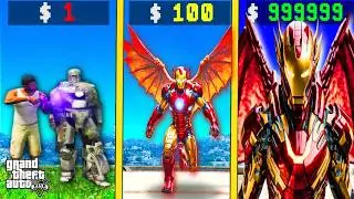 🤑Franklin Buy $1 IRONMAN SUIT into $1,000,000,000 SUPERIOR IRONMAN SUIT in GTA 5