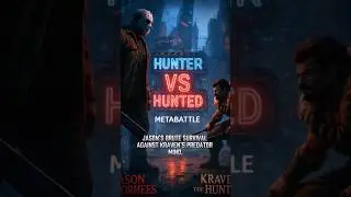 Jason vs Kraven. Two predators. One survivor. 🩸 Who wins the island? 🖤❤️ #MetaBattle