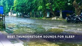 Healing Anger and Inner Sadness | Heavy Rain Sounds for Sleep | Coma Relaxation Healing in the Rain