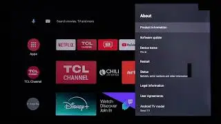 TCL 32V5C – How to Enable Developer Options