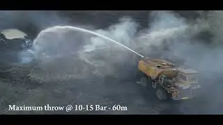 Autonomous Robotic Swivel Control Water Nozzle for coal mines