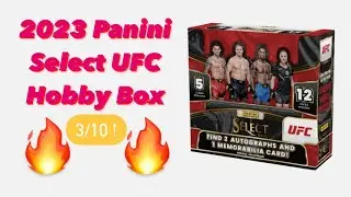 Panini Select UFC 2023 Hobby Box 3/10 Gold Hit!