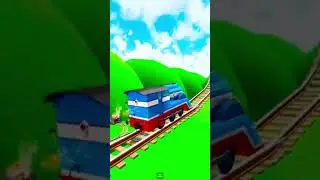 Trenzinho na velocidade m&aacute;xima.