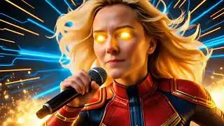 Captain Marvel Cosmic Freedom Anthem | Superhero Concert Series #ai #marvel