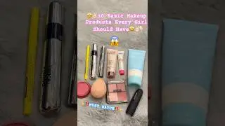 🤩✌🏻*10 Basic Makeup Products* Every Girl Should Have🤩✌🏻 #shorts #trending #ytshorts #makeup