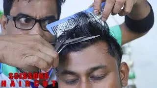 ASMR Scissors Hair Cutting & Hair Styling ✂️ Relaxing Haircut Sounds for Sleep & Relaxation