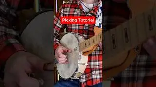 Banjo Picking Tutorial for Beginners #banjo #tutorial