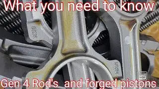 Gen4 Rod's,  honing to fit forged pistons