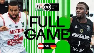 Austria 🇦🇹 vs Germany 🇩🇪 | Men | Full Quarter-Finals Game | FIBA 3x3 Europe Cup 2025