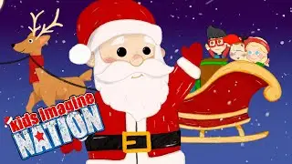Up On The Housetop | Kids Songs | Kids Imagine Nation | Christmas Song | Santa Claus Guest Stars ⭐️