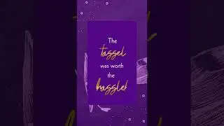 Animated Purple Graduation Day Party Invitation with RSVP Tracking - Class of 2025