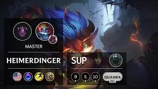 Heimerdinger Support vs Pyke - NA Master Patch 9.7